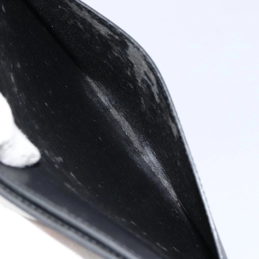LOUIS VUITTON Epi Pochette Homme Clutch Bag Black Noir - Picture 12 of 16